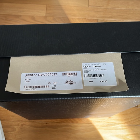 Gucci Logo Rhyton Leather Sneaker W10/ M7 - Picture 10 of 10